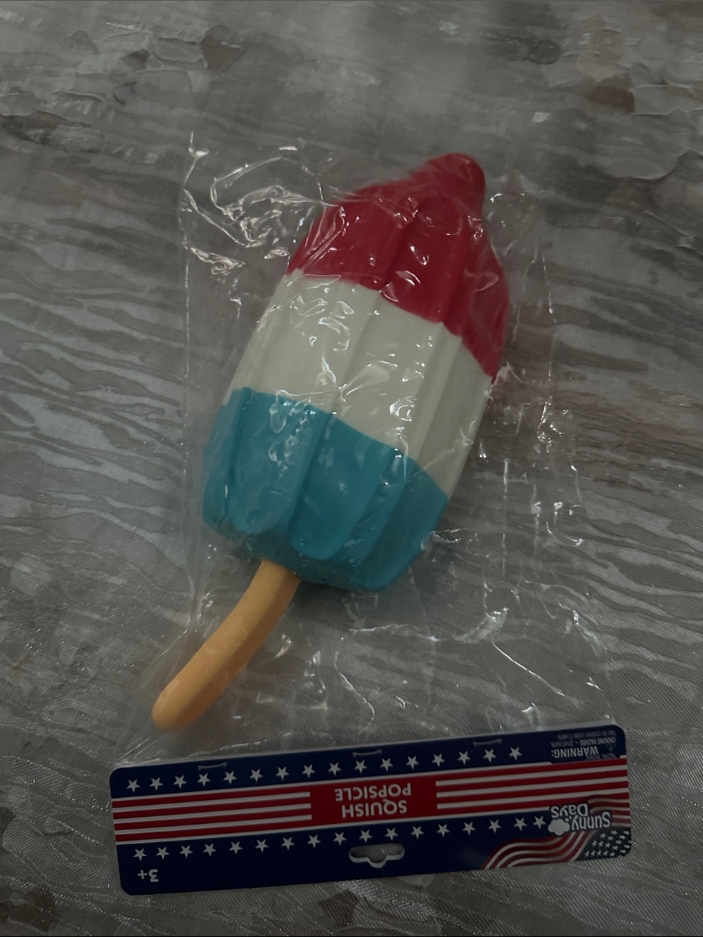 Red White Blue Popsicle Toy - Kids Plush Play